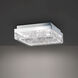 Beyond Whisper LED 12 inch Polished Chrome Flush Mount Ceiling Light, Beyond