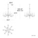 Signature Habsburg 12 Light 35 inch Polished Chrome Chandelier Ceiling Light, Schonbek Signature