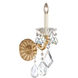 La Scala 1 Light 8.5 inch Heirloom Gold Wall Sconce Wall Light in Heirloom Gold Cast