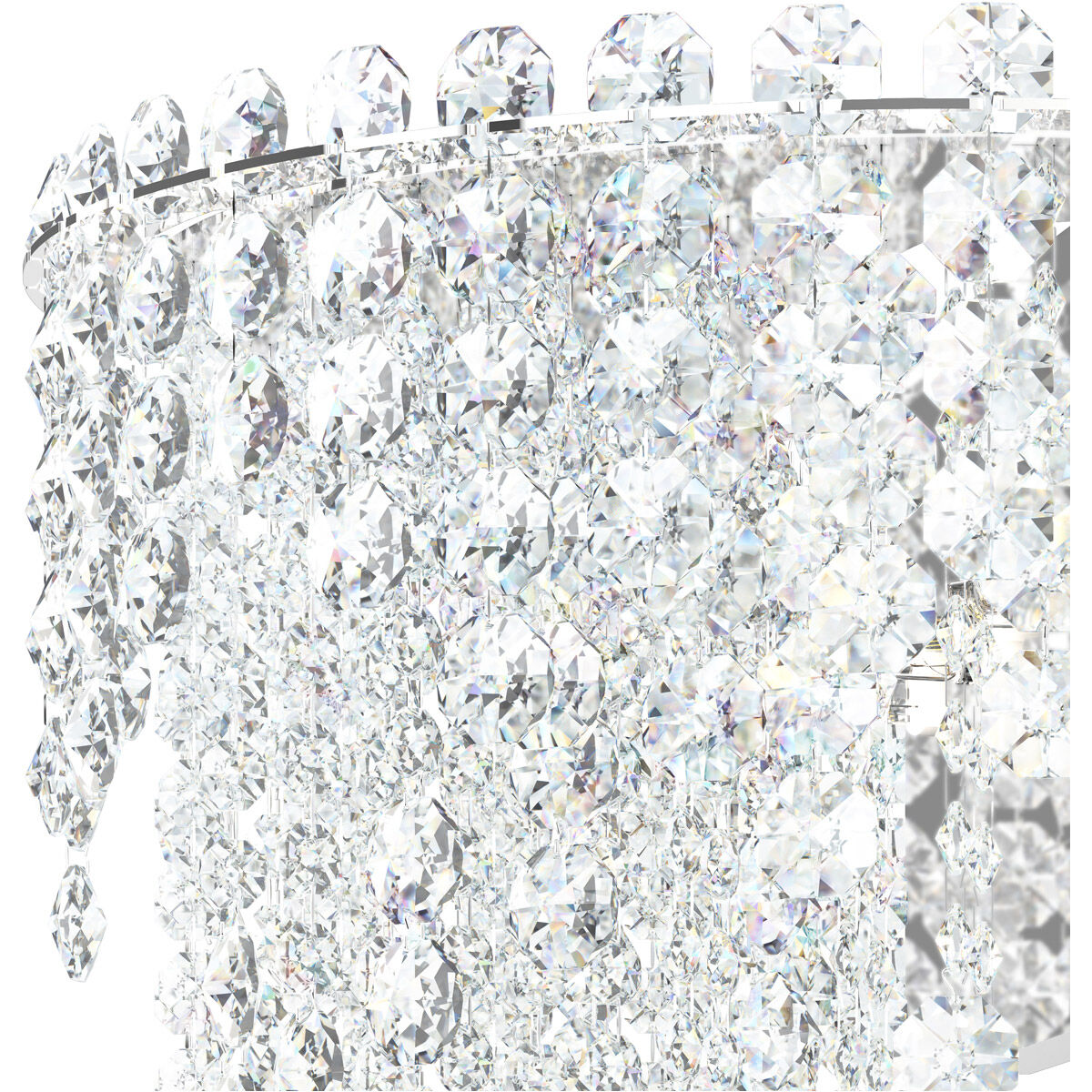 Chantant 4 Light 9.5 inch Polished Stainless Steel Wall Sconce Wall Light in Optic