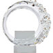 Forever Serenity LED 3.6 inch Polished Chrome ADA Wall Sconce Wall Light, Left