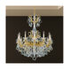 La Scala 12 Light 33 inch Heirloom Gold Chandelier Ceiling Light in Heritage, Heirloom Gold Cast