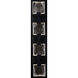 Beyond Pop Star LED 26 inch Black Outdoor Wall Light