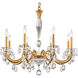 Signature San Marco 8 Light 32.3 inch Heirloom Gold Chandelier Ceiling Light, Schonbek Signature