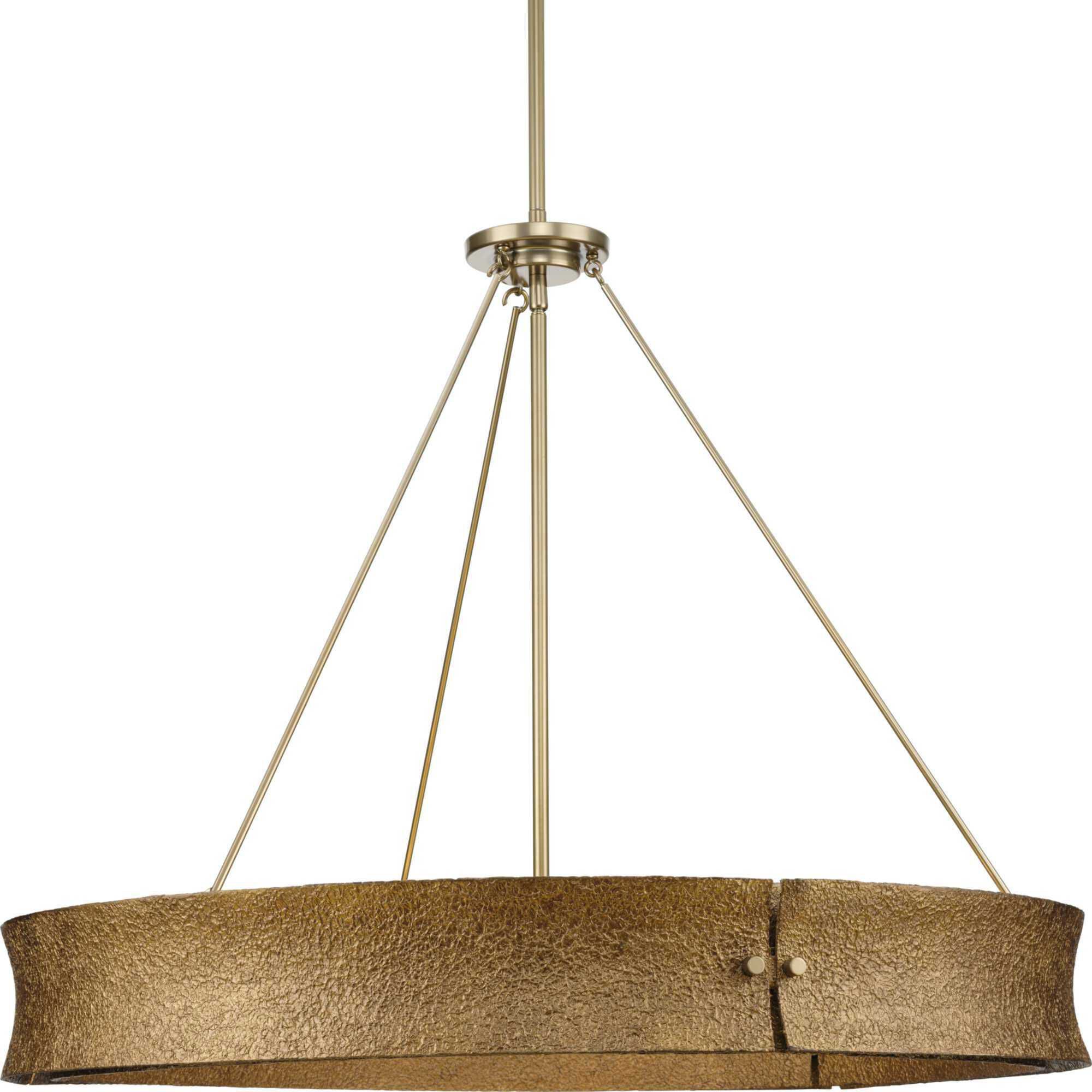 Lusail 6 Light 32 inch Soft Gold Chandelier Ceiling Light, Design Series