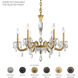 Napoli 6 Light 28.1 inch Black Chandelier Ceiling Light, Schonbek Signature