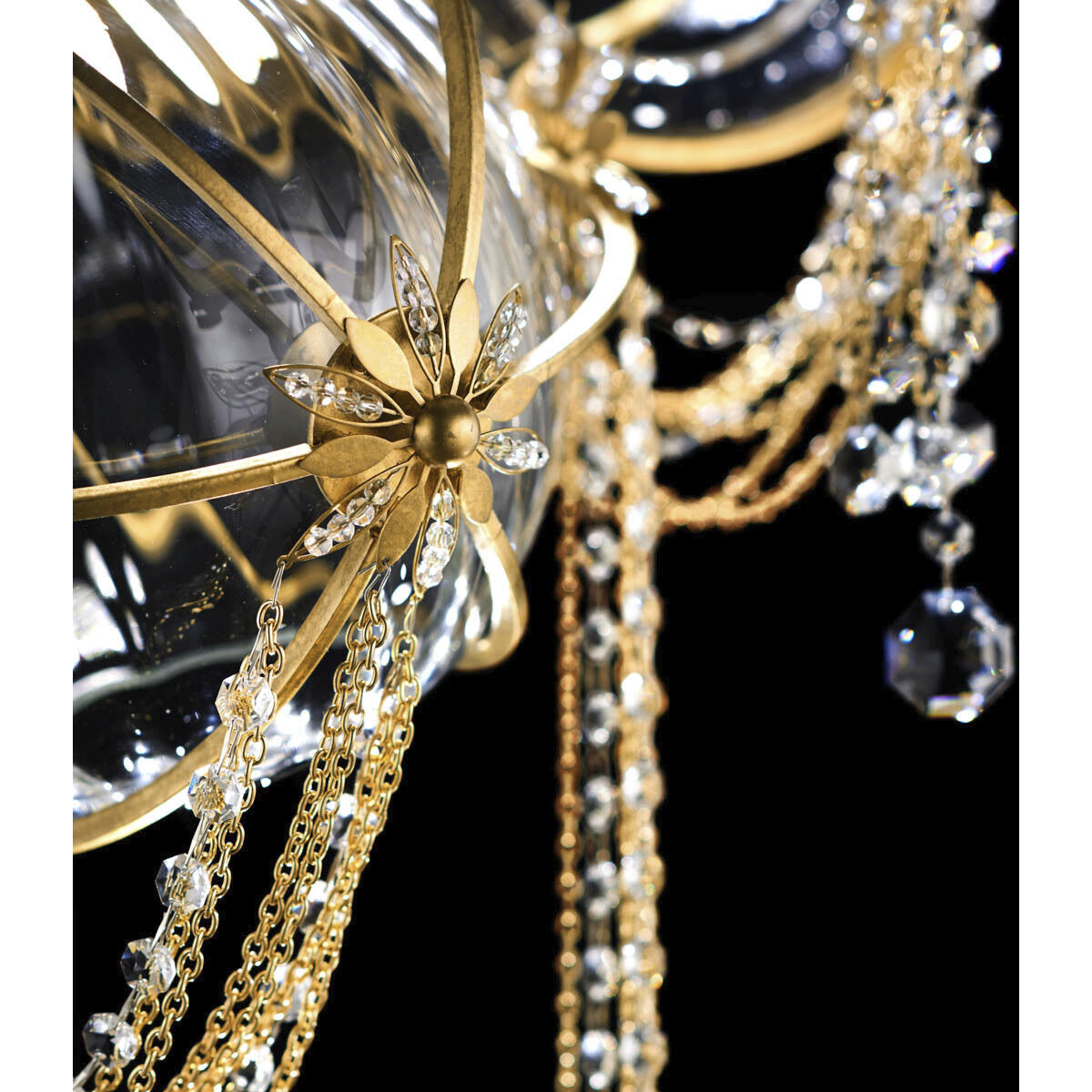 Forever Revere LED 17.75 inch Heirloom Gold Chandelier Ceiling Light