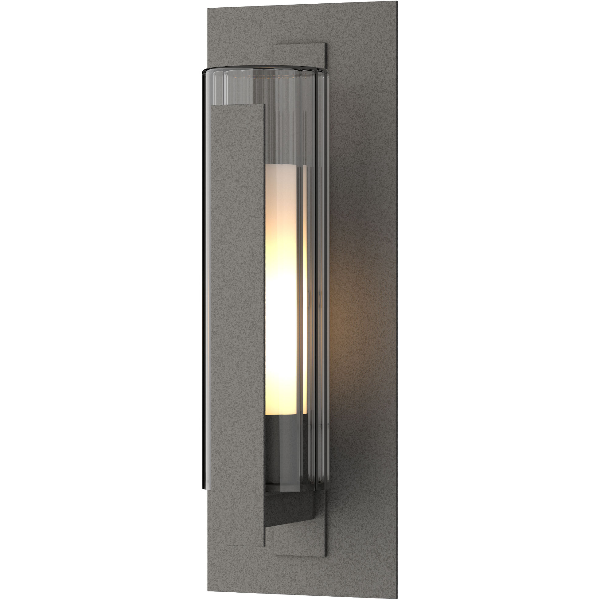 Vertical Bar 1 Light 18.8 inch Coastal Natural Iron Outdoor Sconce, Medium - Open Box