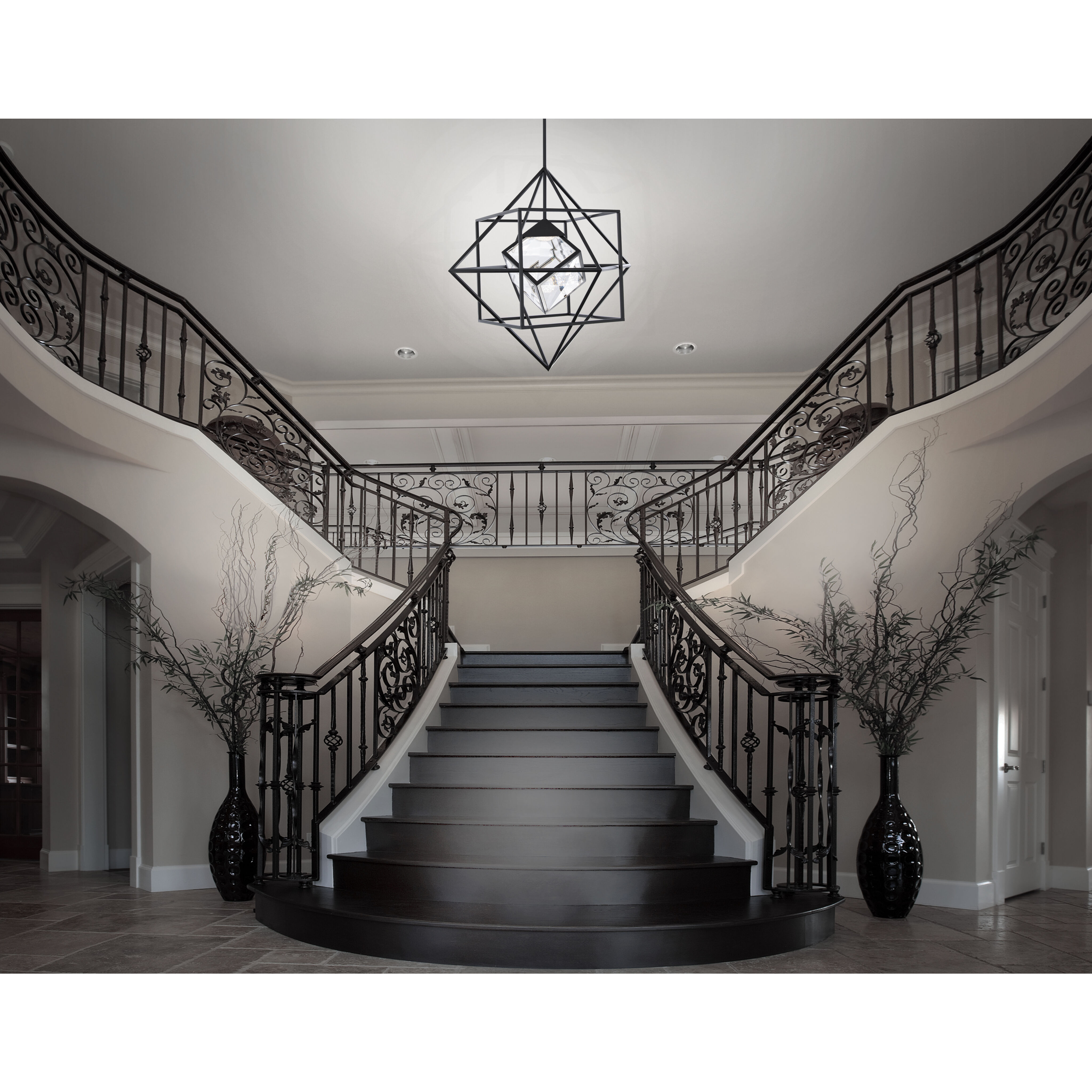 Schonbek BPD51228-BK Heracles LED 28 inch Black Pendant Schonbek BPD51228-BK Heracles LED 28 inch Black Pendant
