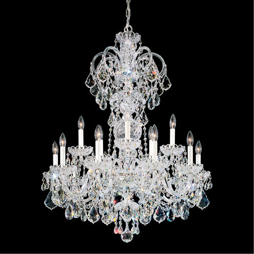 Olde World 15 Light 32 inch Aurelia Chandelier Ceiling Light in Olde World Swarovski