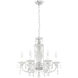 Sterling 6 Light 21 inch Polished Silver Chandelier Ceiling Light in Heritage