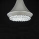 Signature Verita LED 8 inch Soft Silver Pendant Ceiling Light, Schonbek Signature