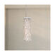 Sarella 3 Light 5 inch Antique Silver Pendant Ceiling Light in Swarovski