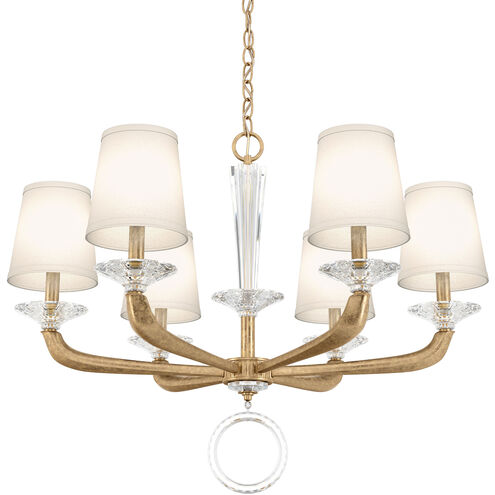 Emilea 6 Light 30.5 inch French Gold Chandelier Ceiling Light in French Gold Cast