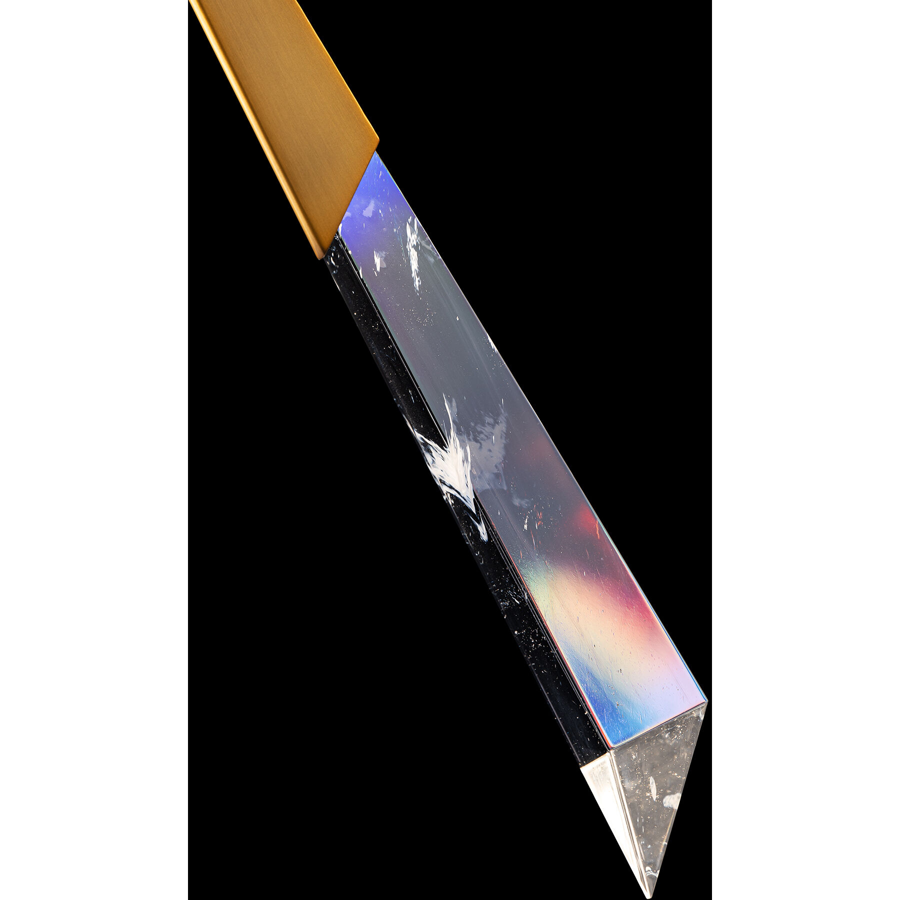 Beyond Solitude LED 6.5 inch Aged Brass Mini Pendant Ceiling Light