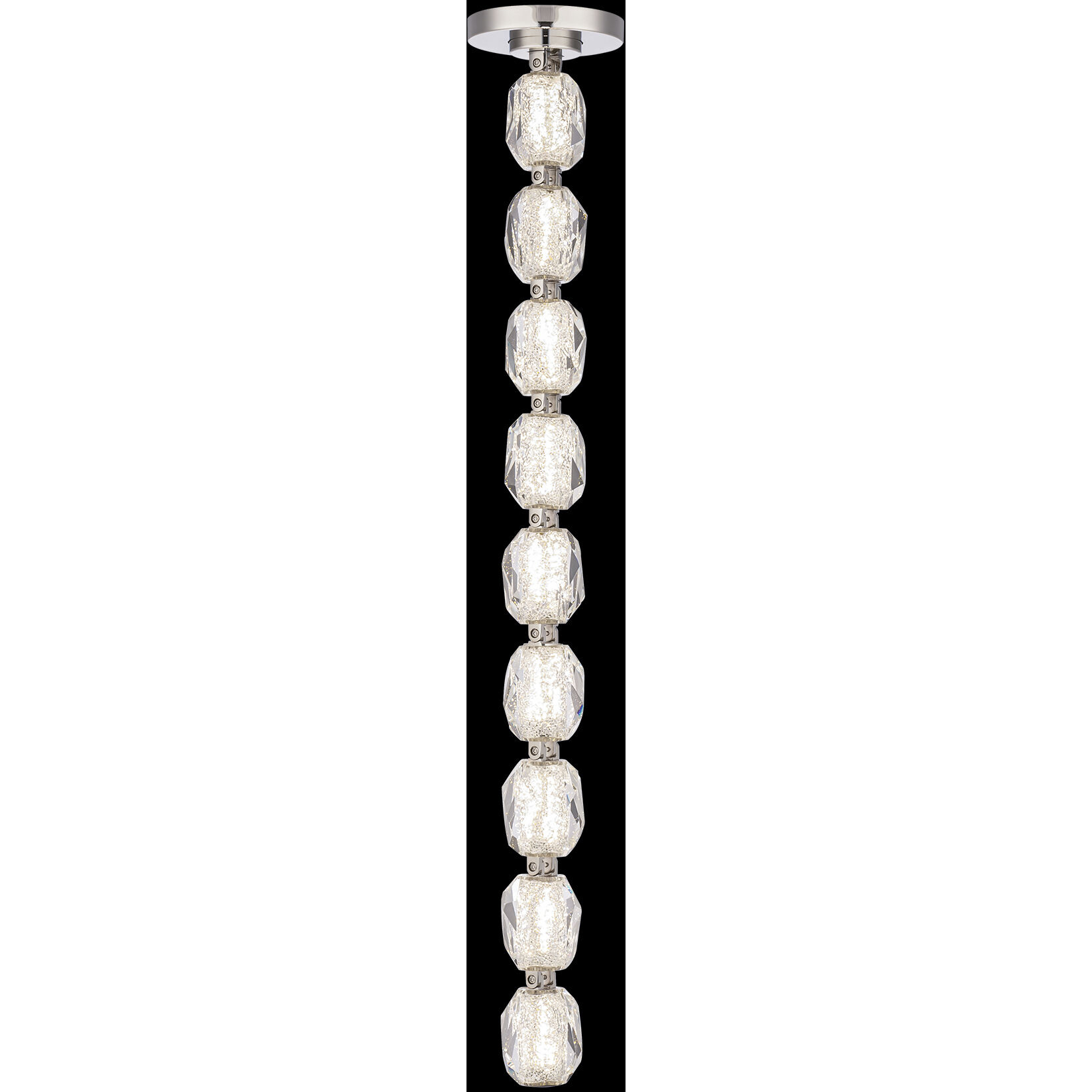 Forever Seduction LED 33.6 inch Polished Nickel Modular Pendant Ceiling Light, Remote Driver