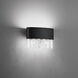 Soleil LED 10 inch Black Bath Vanity & Wall Light, Schonbek Signature