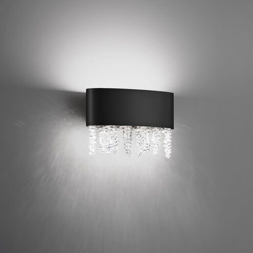 Soleil LED 10 inch Black Bath Vanity & Wall Light, Schonbek Signature