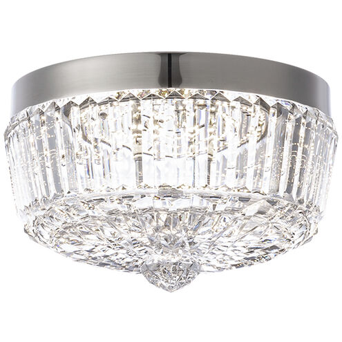 Regina LED 8 inch Polished Nickel Flush Mount Ceiling Light