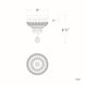 Sterling LED 5.1 inch Polished Chrome Semi-Flush Mount Ceiling Light, Schonbek Signature