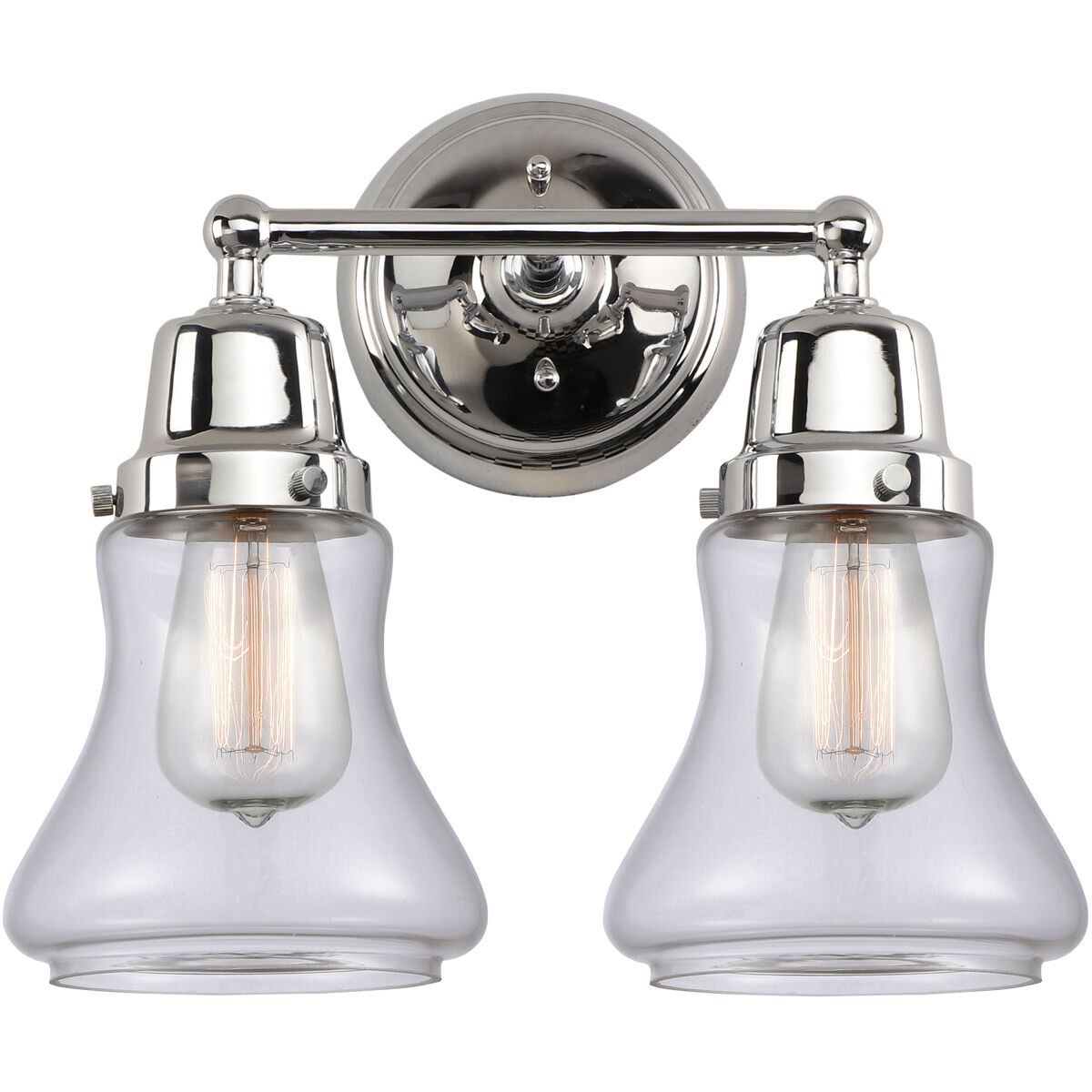 Aditi Bellmont LED 14 inch Polished Chrome Bath Vanity Light Wall Light, Aditi