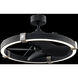 Beyond Atomic 23 inch Black-Brushed Nickel with Matte Black Blades Fandelier, Smart