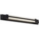 Beyond Aberdeen LED 28 inch Black Bath Vanity & Wall Light, Beyond