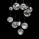 Beyond Quest LED 20 inch Aged Brass Multi-Light Pendant Ceiling Light, Square Canopy