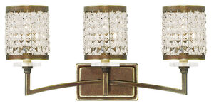 Grammercy 3 Light 23 inch Hand Painted Palacial Bronze Bath Vanity Wall Light
