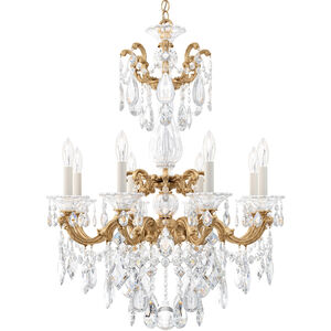 La Scala 8 Light 25 inch French Gold Chandelier Ceiling Light in Spectra