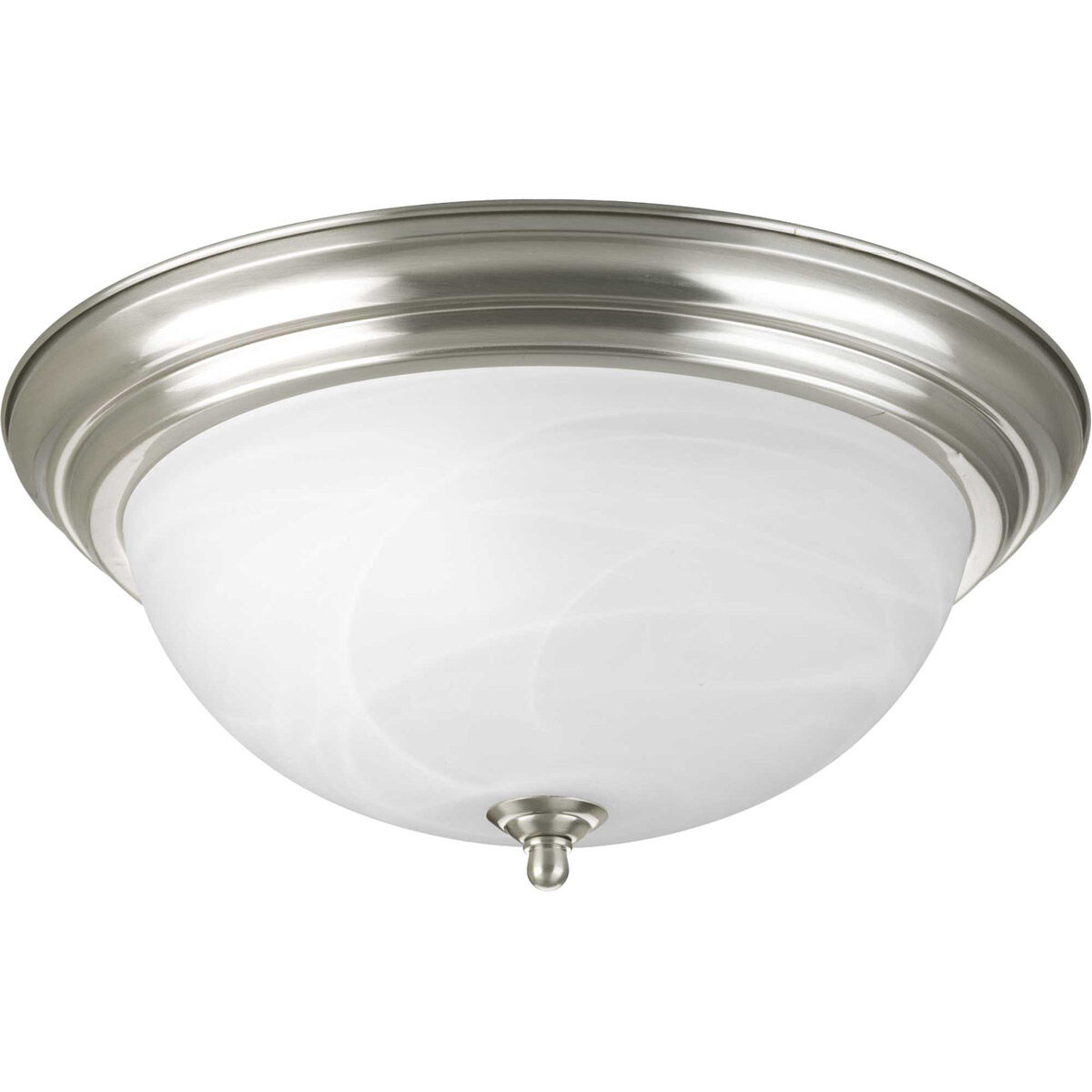 Adelmo 3 Light 15.25 inch Brushed Nickel Flush Mount Ceiling Light