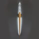 Beyond Solitude LED 6.6 inch Aged Brass Wall Sconce Wall Light, Beyond