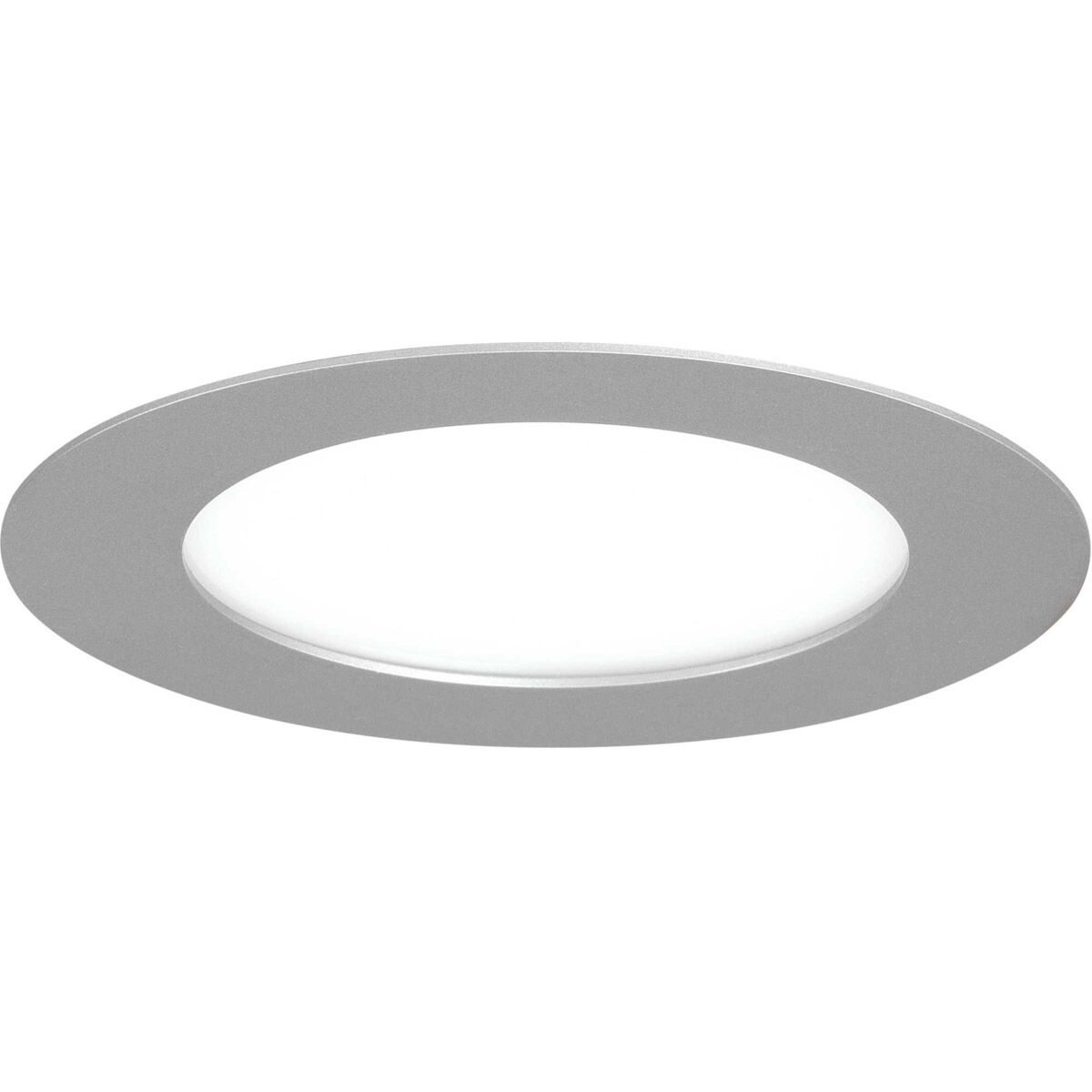 Edgelit Recessed LED Brushed Nickel Recessed Light, Progress LED