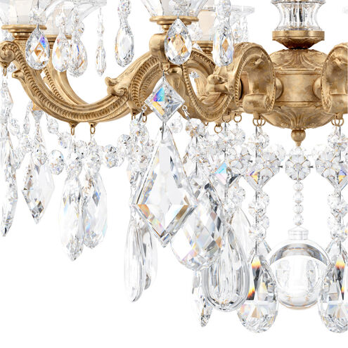 La Scala 8 Light 25 inch French Gold Chandelier Ceiling Light in Heritage, French Gold Cast