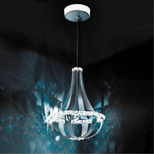 Crystal Empire LED Grizzly Black Pendant Ceiling Light