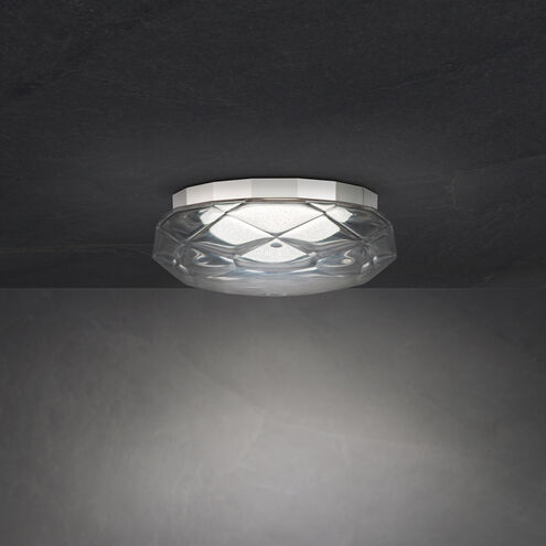 Carat LED 13 inch Polished Nickel Flush Mount Ceiling Light, Beyond