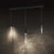 Beyond Kindjal LED 5.5 inch Black Multi-Light Pendant Ceiling Light, Linear Canopy