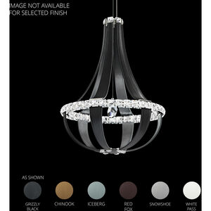 Crystal Empire LED LED Red Fox Pendant Ceiling Light in Radiance