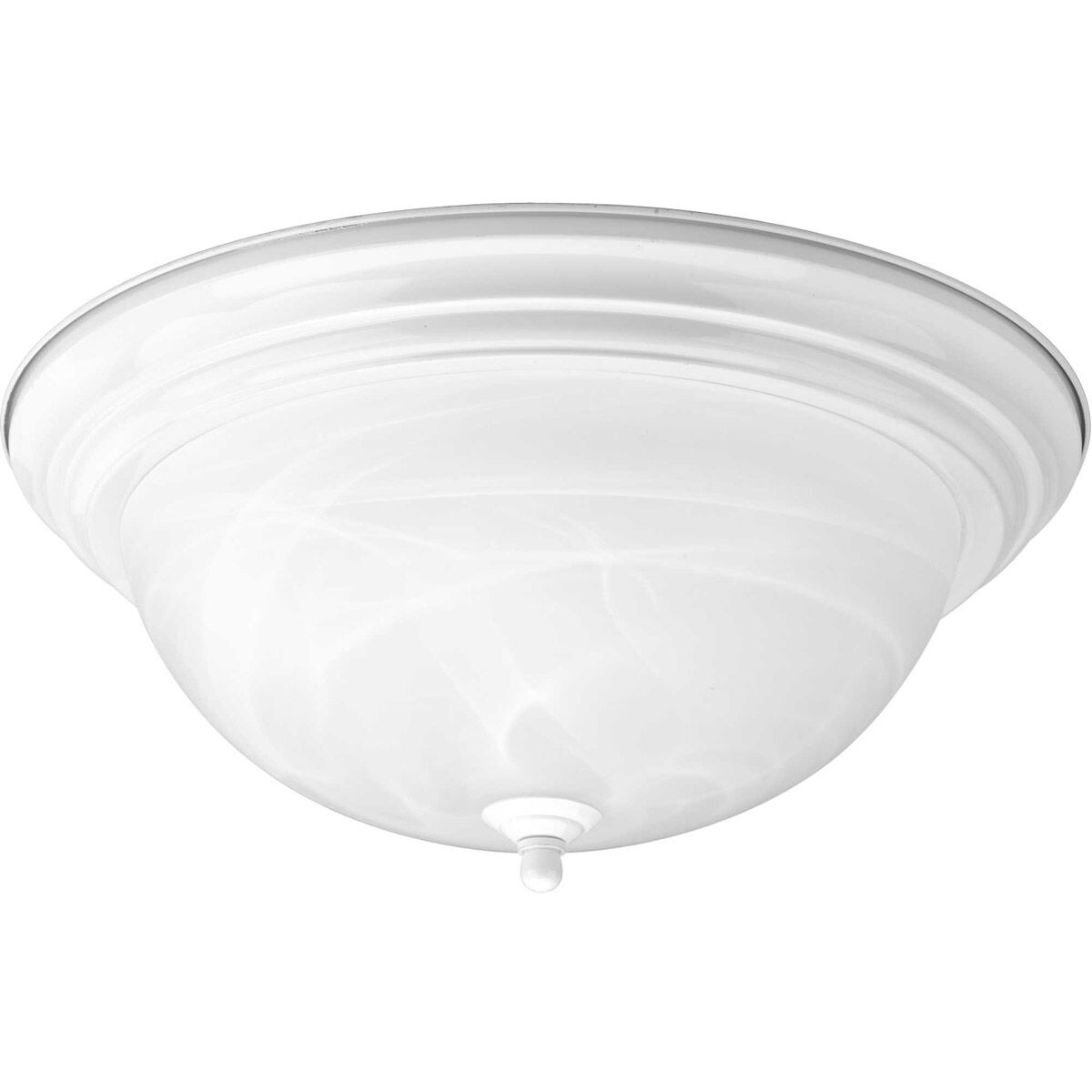Adelmo 3 Light 15.25 inch White Flush Mount Ceiling Light
