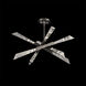 Beyond Solitude LED 28.5 inch Antique Nickel Semi-Flush Mount Ceiling Light