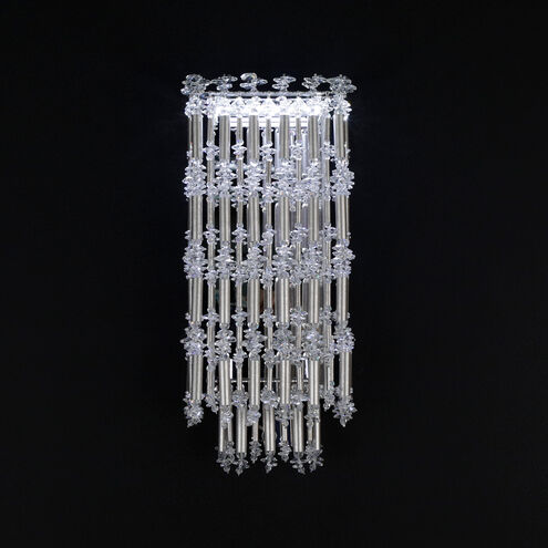 Tahitian LED 5 inch Antique Silver Wall Sconce Wall Light, Schonbek Signature