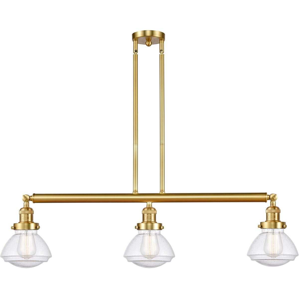 Franklin Restoration Olean 3 Light 39.25 inch Island Light