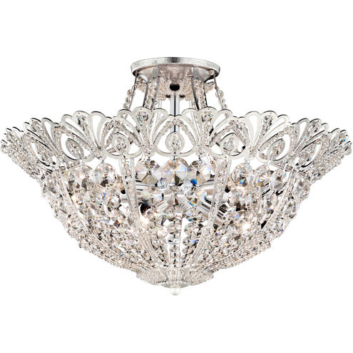 Tiara 9 Light 20 inch Etruscan Gold Semi Flush Mount Ceiling Light