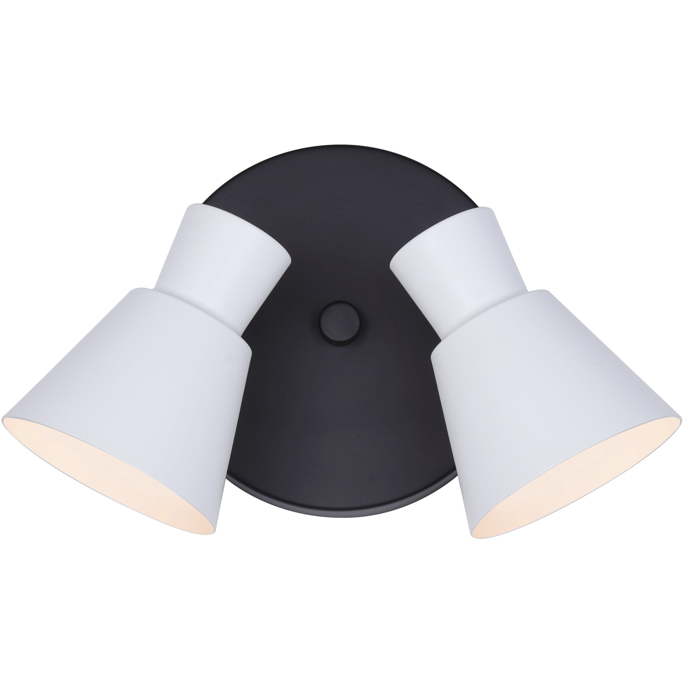 Radley 2 Light Black/White Track Lighting Ceiling Light