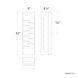 Beyond Labyrinth LED 32 inch Black Outdoor Wall Light, Beyond