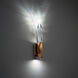 Kindjal LED 4 inch Aged Brass ADA Wall Sconce Wall Light, Beyond