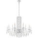 Siena 15 Light Polished Stainless Steel Chandelier Ceiling Light in Radiance, No Spikes