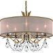 Vesca 5 Light Heirloom Gold Chandelier Ceiling Light in White, Radiance