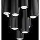 Beyond Tamara LED 21.25 inch Black Multi-Light Pendant Ceiling Light