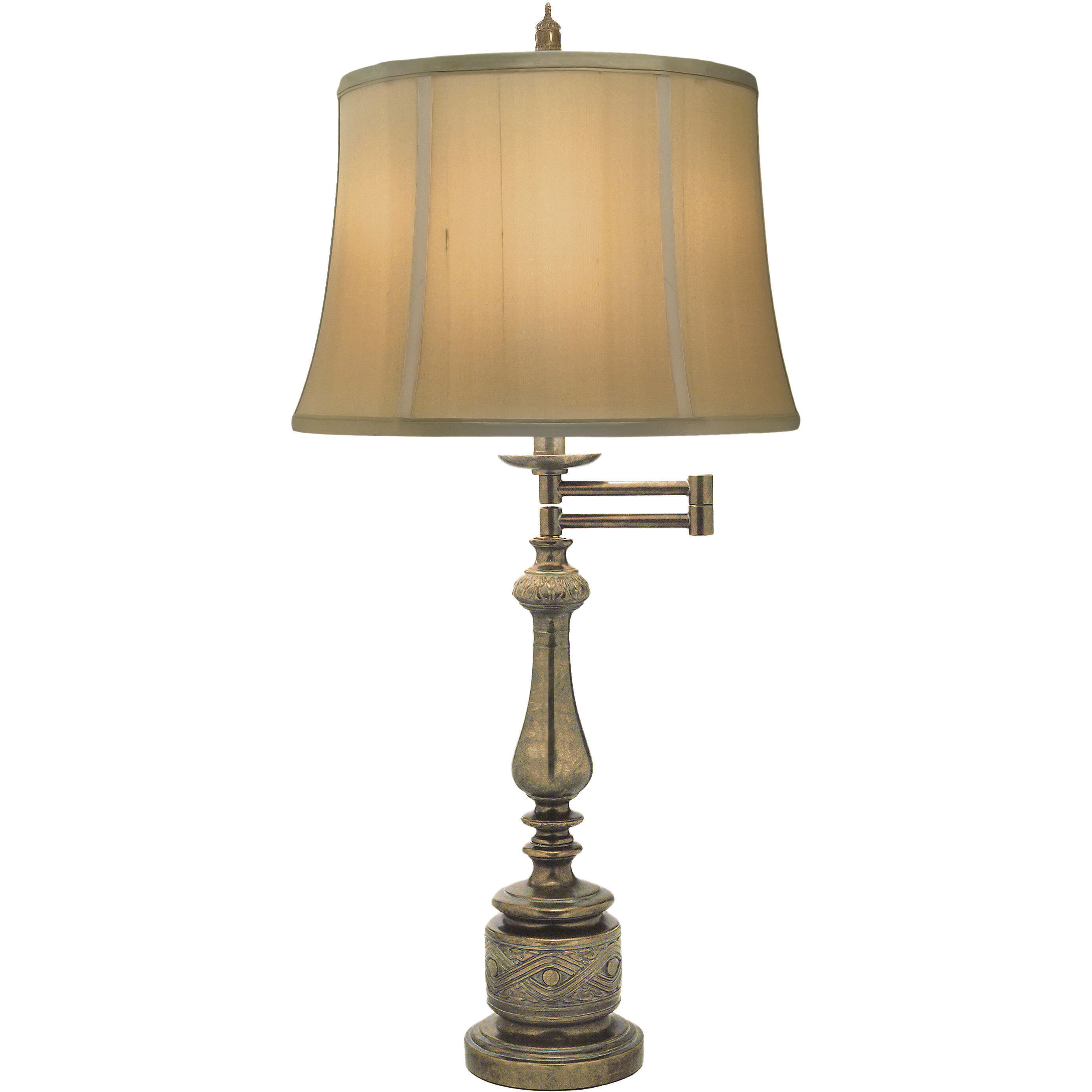 Ellie 34 inch 150 watt Tortoise Shell Table Lamp Portable Light